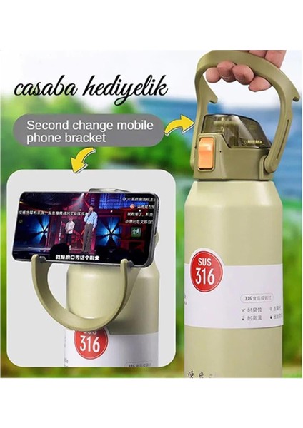 Kişiselleştirilebilir Soğuk Tutması Için Özel 316L Termos Mavi fiyatları