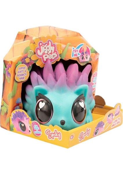 Jiggly Pets Sesli Mavi Kirpi JGG02200