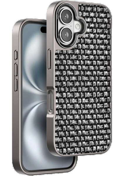 iPhone 16 Brand Kapak - Gümüş