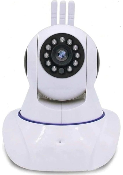 Gece Görüşlü Hd 360 Derece Wifi Ip Kamera Bebek Kamerası
