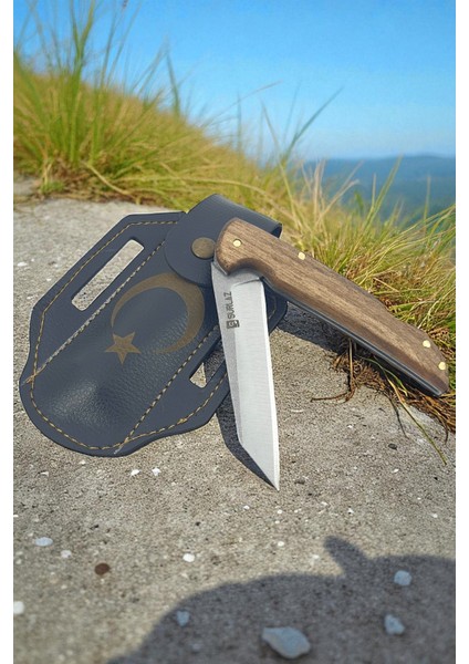 Isme Özel Kamp Uzak Doğu Seri Çakı 22 cm Outdoor Bıçak Paslanmaz Çelik Deri Kılıflı fırsatları