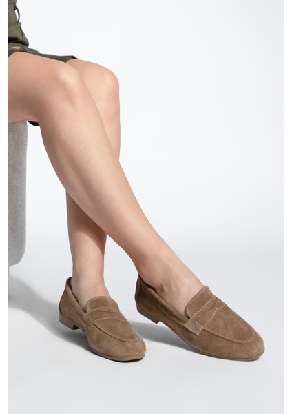 Kadın Hakiki Deri Loafer Günlük Ayakkabı Rosme Taba fiyatları