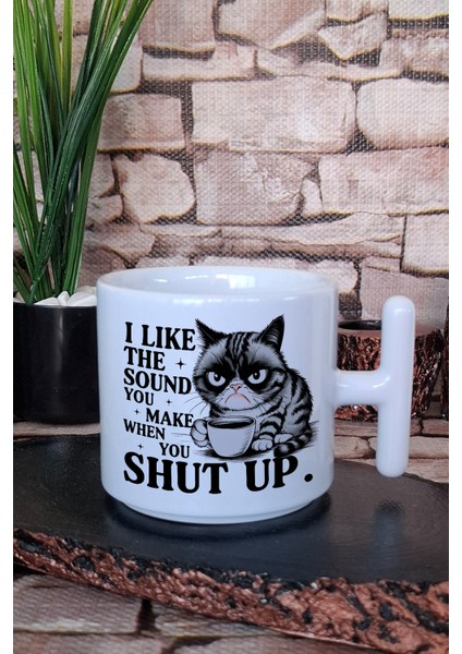 I Am Fine Yazılı Komik Her Şey Yolunda Mizahı Hediye Baskılı T Kulplu Latte Fincanı Kupa Bardak