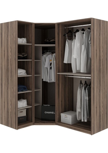 Vote Grey 4 Kapılı Köşe Gardırop fiyatları