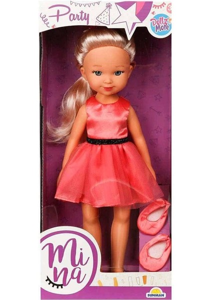 Oyuncak Mina Party Bebek 35 cm