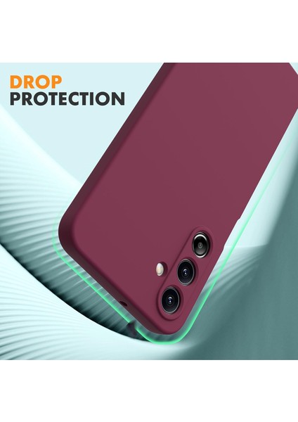 Samsung Galaxy A17 Kılıf Kamera Korumalı Renkli Yumuşak Mat Silikon + 9h Ekran Koruyucu Cam Set 2in1 modelleri