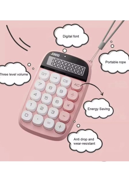 Sevimli Kare Tuşlu 10 Haneli Ldc Ekran Hesap Makinası Kahverengı modelleri