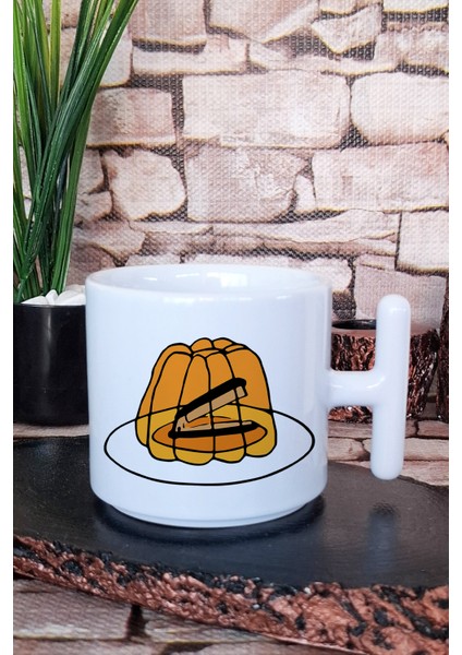 Jim Dwight Prank Jelly The Office Baskılı T Kulplu Latte Fincanı Kupa Bardak