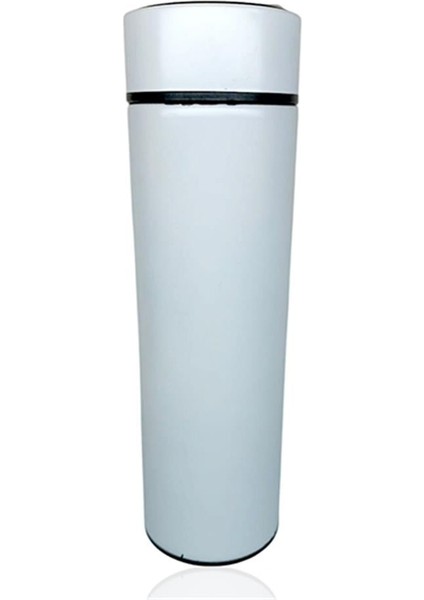 Kişiselleştirilebilir Dereceli Termos 05 Lt Beyaz Renk fırsatları