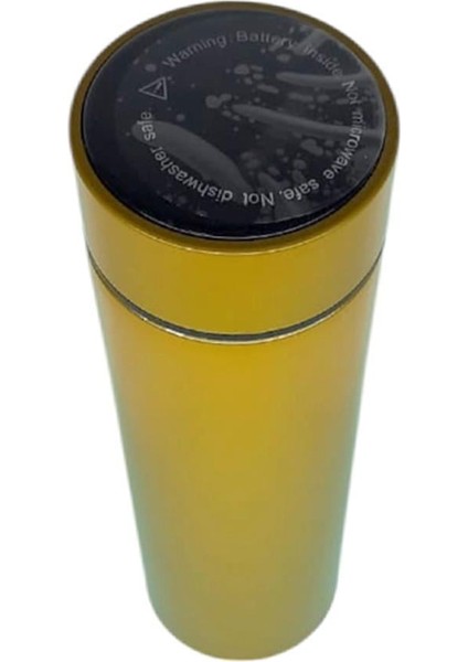 Kişiselleştirilebilir Dereceli Termos 05 Lt Sarı Renk fiyatları