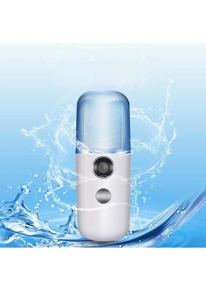 Taşınabilir Mini Buhar Makinesi 30 ml Beyaz – Cilt Nemlendirici, Hızlı Isınan ve Uzun Süre Çalışan Yüz Steamer modelleri