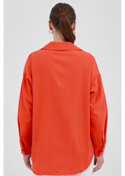 Orange Tek Cepli Oversize Gömlek 8158A indirimleri