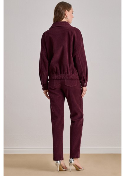 Oversize Bordo Kadife Ceket fiyatları