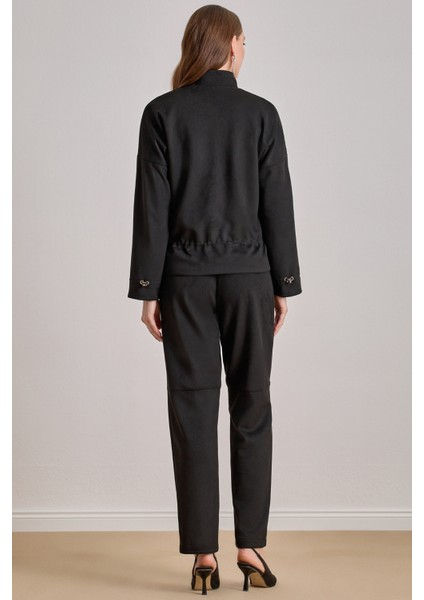 Düşük Kol Siyah Süet Ceket fiyatları