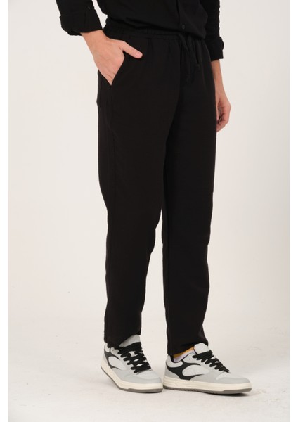 %100 Pamuk Müslin Kumaş Rahat Kesim Beli Lastikli Ön Çift Cep Yazlık Erkek Pantolon @acerra fiyatları