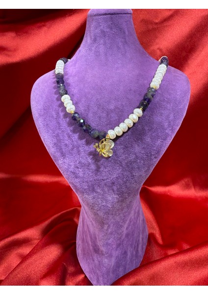 Inci ve Ametist Kolye modelleri