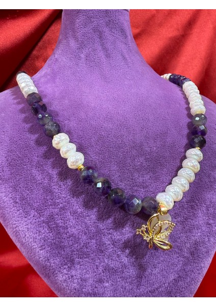 Inci ve Ametist Kolye fırsatları