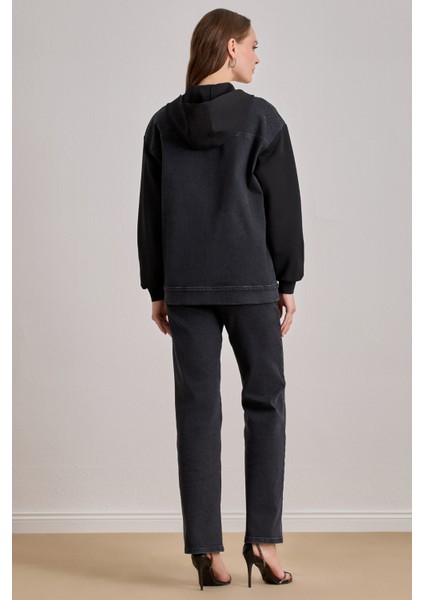 Oversize Siyah Jean Ceket fiyatları