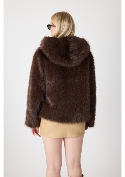 Premium Kürk Kapşonlu Ceket indirimleri