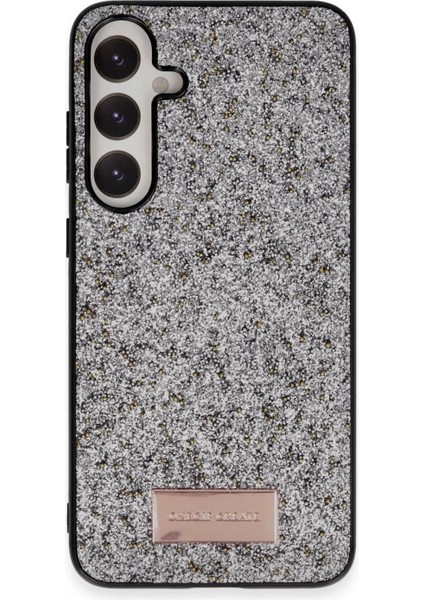 Samsung Galaxy A05S Bright Simli Kapak - Gümüş