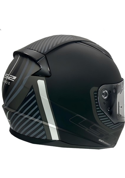 Rapıd 2 Extra Kapalı Kask Mat Siyah-Gri