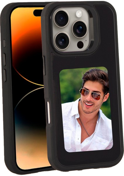 Ink Case iPhone 15 Pro siyah Nfc DIY Dijital Akıllı Kılıf 2025 Trend Apple kılıf