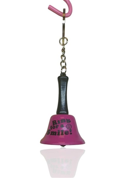 Anahtarlık Resepsiyon Zil Ring For A Smile Pembe fiyatları