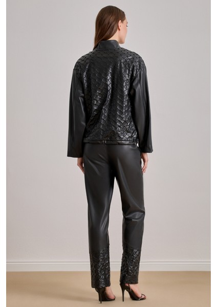 Cepli Siyah Deri Ceket fiyatları