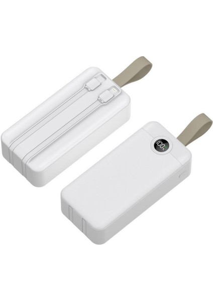 1035 30000 Mah 22.5W Hızlı Şarj Özellikli 2 Çıkışlı Taşınabilir Hızlı Şarj Dijital Göstergeli Powerbank fiyatları