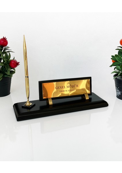 Kişiye Öze Müdür Masa Isimliği | Ofis Masa Isimliği |işyeri Cam Isimlik | Kalem Hediyelik Eşya fiyatları