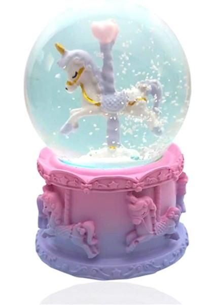 Unicorn Işıklı ve Müzikli Orta Boy Kar Küresi fiyatları