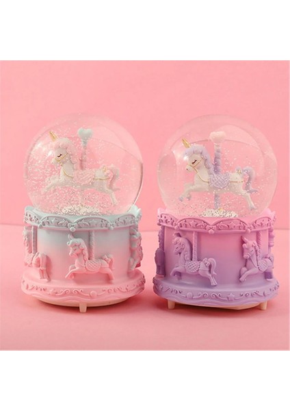 Unicorn Işıklı ve Müzikli Orta Boy Kar Küresi fırsatları