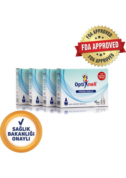 Nazal Burun Aspiratörü Uyumlu Hijyenik Yedek Uç – 4 Kutu, Kolay ve Güvenli Kullanım fiyatları