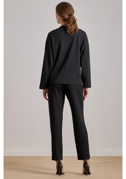 Bomber Siyah Jakarlı Ceket fiyatları