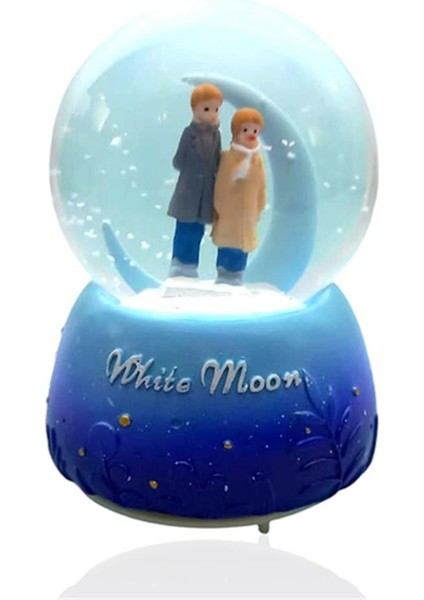 Işıklı Müzikli Sevgi Temalı Çift Orta Boy Kar Küresi fiyatları