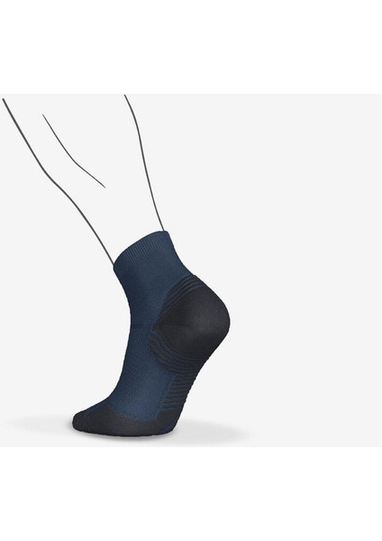 Kiprun Koşu Çorabı - Orta Boy Konçlu - 2 Adet - Run 500 fırsatları