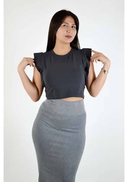 Sıfır Yaka Basic Bluz