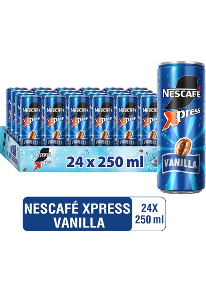 Xpress Vanilla Soğuk Kahve 250ML X24