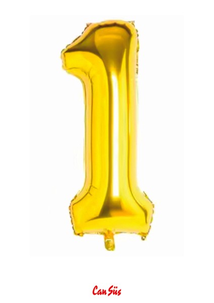 Folyo Rakam Balon Gold 100CM 40INÇ