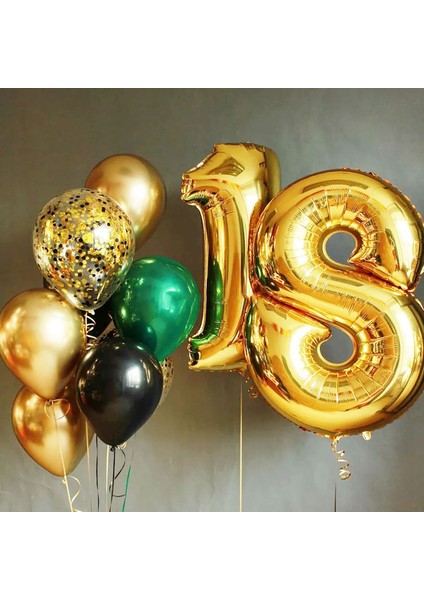 Folyo Rakam Balon Gold 100CM 40INÇ fiyatları