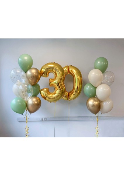 Folyo Rakam Balon Gold 100CM 40INÇ modelleri