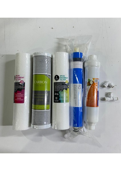 Açık Sistem 5 Li Su Arıtma Filtresi Çift Sediment