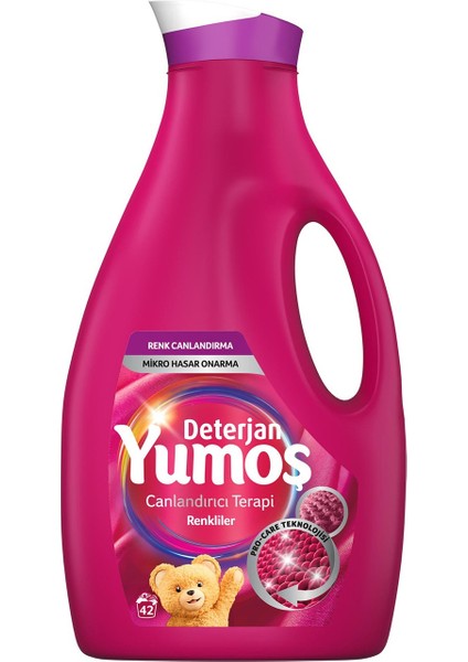 Yumoş Sıvı Deterjan Renkliler Için Canlandırıcı Bakım 2520 ml fiyatları