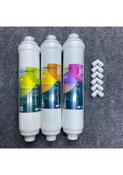 3lü Ön Filtre Inline Üstün Kalite (Kapalı Kasa Cihazlar Için)