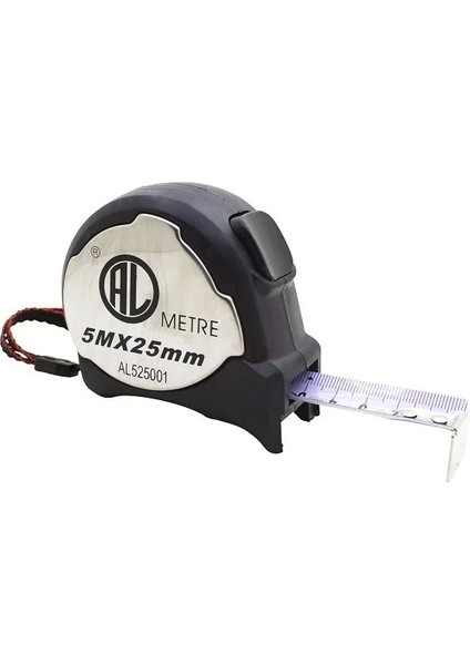 Şerit Metre 5 mt 25 mm Paslanmaz - AL525001