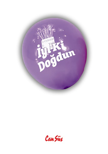 Iyi Ki Doğdun Baskılı Balon 5'li