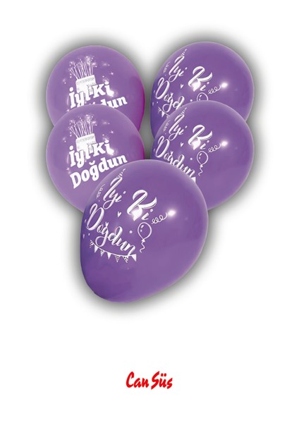 Iyi Ki Doğdun Baskılı Balon 5'li modelleri