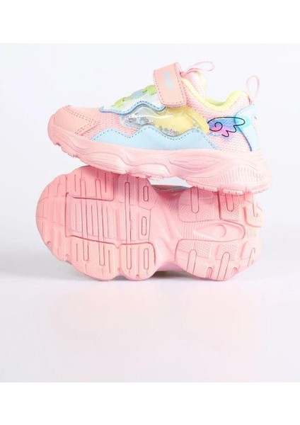 Kimmy Kız Çocuk Renkli Hafi Cırtlı Spor Ayakkabı 346.24K.309