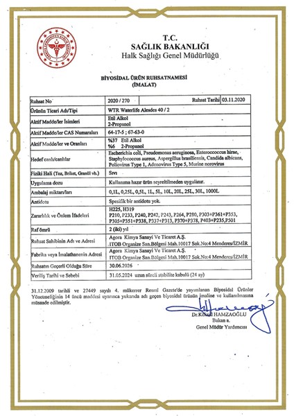 Alesdes 40 Alkol Bazlı Yüzey Dezenfektanı 500 ml modelleri