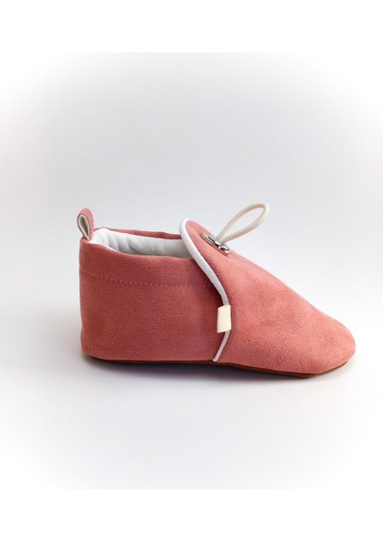 Pembe Kadife Kaydırmaz Taban, Ayarlanabilir Lastikli Bebek Patik, Kreş Ayakkabısı, Ev Botu Panduf fiyatları